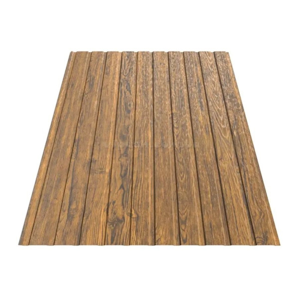 Профнастил С-8 под дерево 0,40мм Сосна 3D размер под заказ