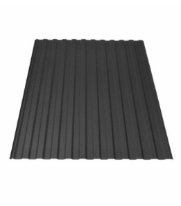 Профнастил двосторонній Т-14 Італія 0,45 мм чорний 9005 мат розмір під замовлення