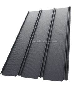 Фальц-настил Словаччина 0,45мм графіт 7024 мат розмір під замовлення