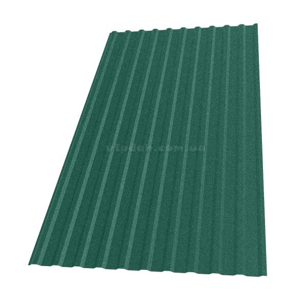 Профнастил Н-14 Словаччина 0,50мм темно-коричневий 8019 мат розмір під замовлення