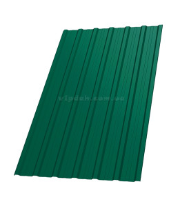 Профнастил С-20 Корея 0,45мм темно-зелений 6005 глянець розмір під замовлення