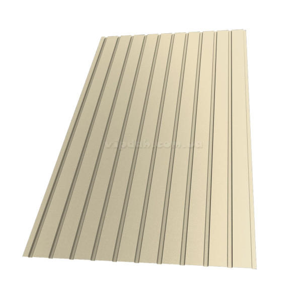 Профнастил С-8 Arcelor Nippon 0,40мм коричневий 8017 глянець розмір під замовлення