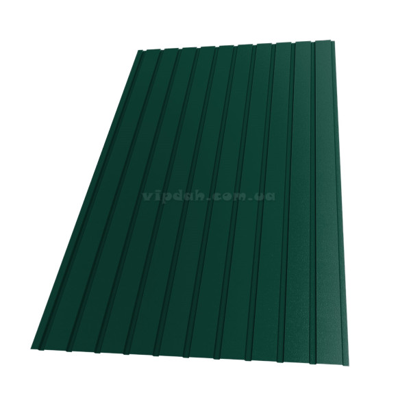 Профнастил С-8 Arcelor Nippon 0,40мм коричневий 8017 глянець розмір під замовлення