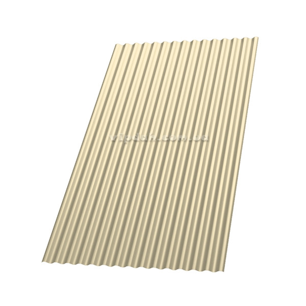 Профнастил волновой "Синусоида" Словакия 0,45мм тёмно-зелёный 6005 глянец размер под заказ