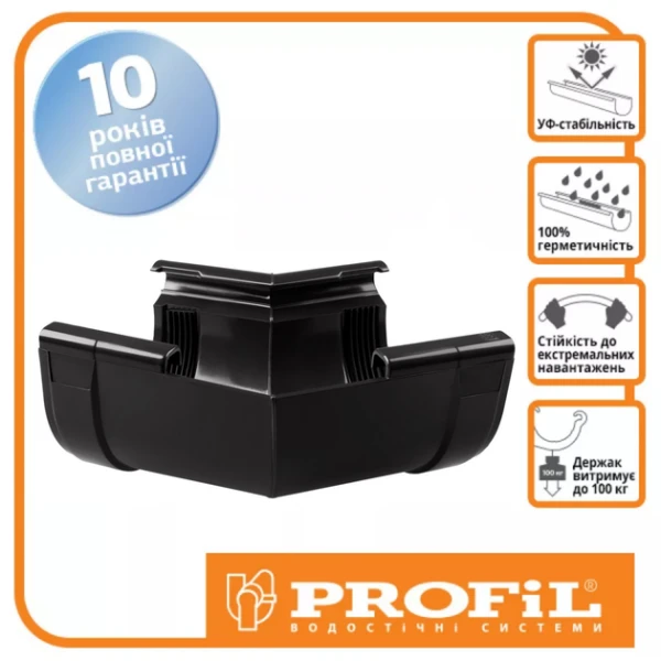 Кут внутрішній PROFiL 135 ° Ø130 колір Коричневий