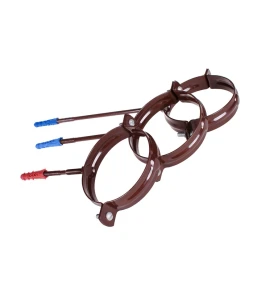 Тримач труби метал шпилька 160мм PROFiL Ø100 колір Коричневий