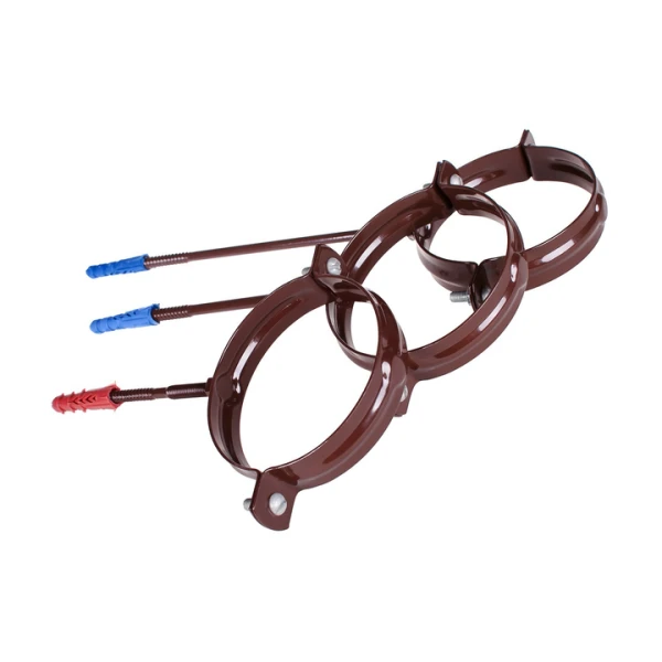 Тримач труби метал шпилька 100мм PROFiL Ø100 колір Коричневий