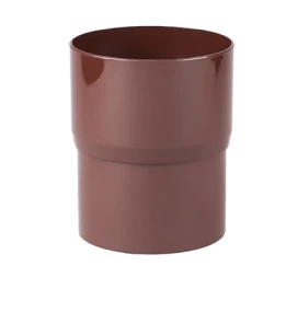 З'єднувач водостічної труби PROFiL Ø100 колір Коричневий