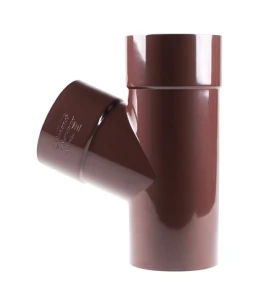 Трійник редукційний Ø100/75 60° PROFiL колір Коричневий