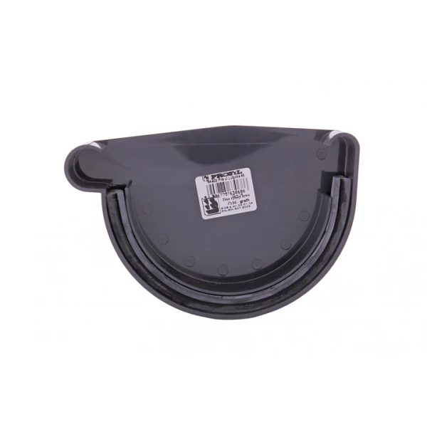 Заглушка ринви ліва PROFiL Ø130 колір Коричневий