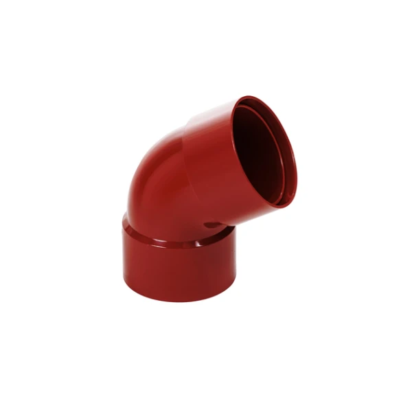 Коліно двораструбне 60º PROFiL Ø100 колір Коричневий