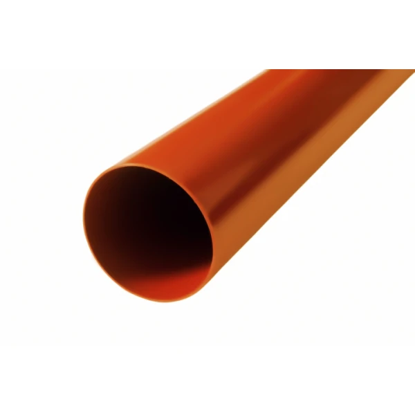 Труба водостічна довжина 3м PROFiL Ø100 колір Коричневий