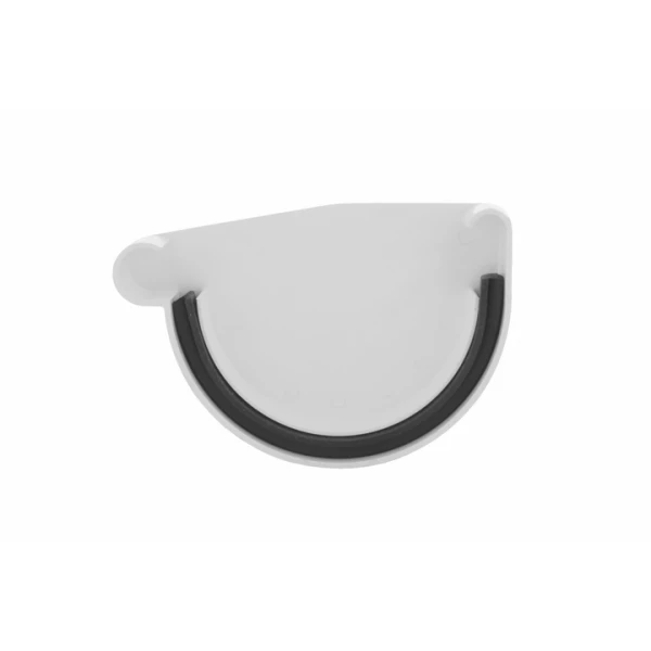 Заглушка ринви ліва PROFiL Ø130 колір Коричневий