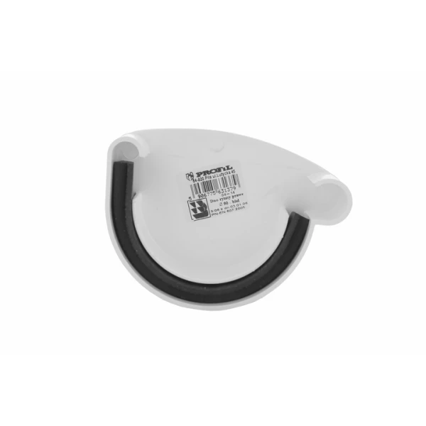 Заглушка ринви права PROFiL Ø130 колір Коричневий