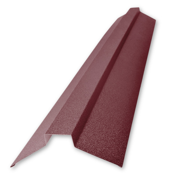 Коньок декоративний середній L=2,0м коричневий 8017 мат