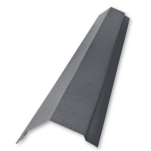 Коньок плоский малий L=2,0м чорний 9005 мат