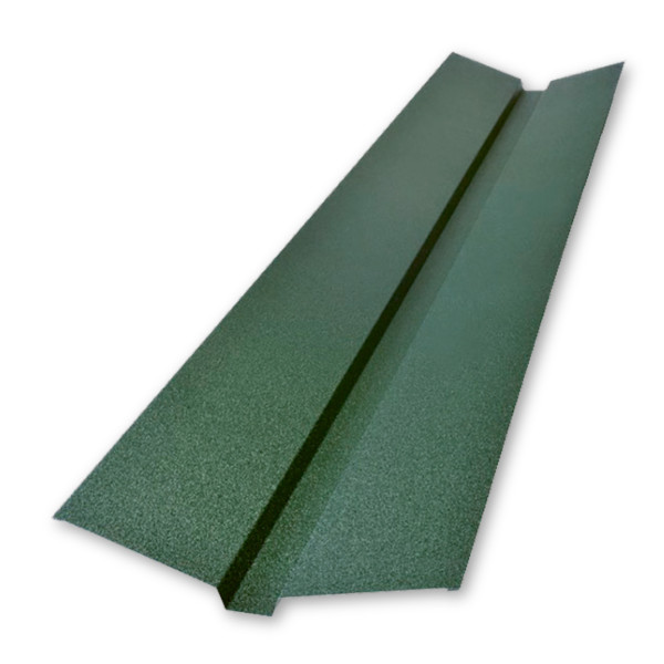 Планка ендовы декоративная большая L=2,0м тёмно-коричневый 8019 мат