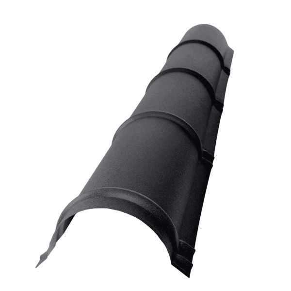 Коньок напівкруглий малий L=2,0м теракотовий 8004 мат