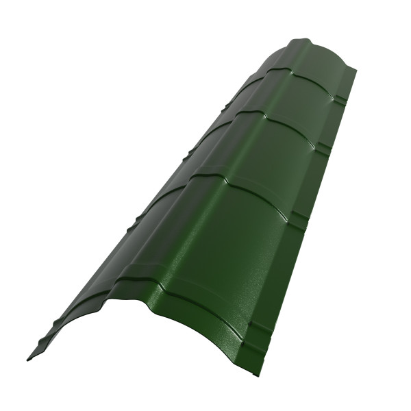 Коньок фігурний "Омега" L=2,0м антрацит 7016 мат