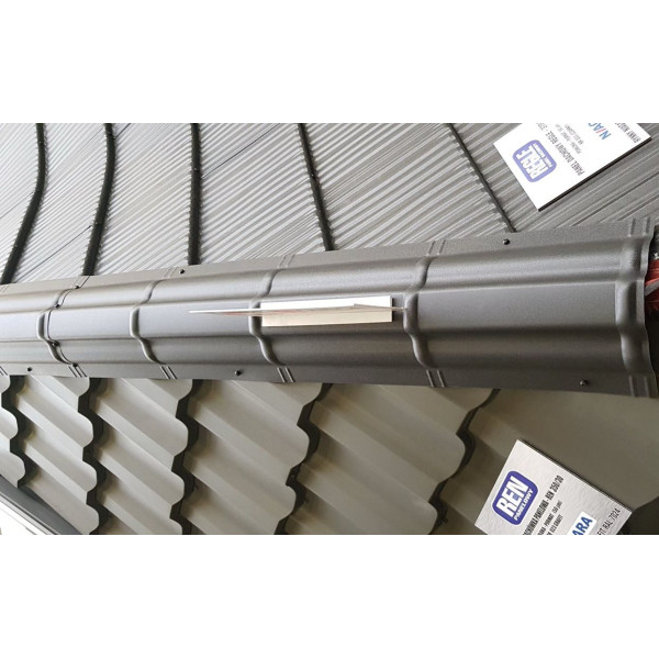 Коньок фігурний "Омега" L=2,0м антрацит 7016 мат