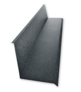 Планка примикання велика L=2,0м антрацит 7016 мат