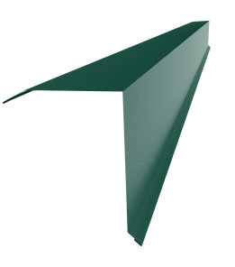 Торцева планка пряма мала L=2,0м темно-зелений 6005 мат