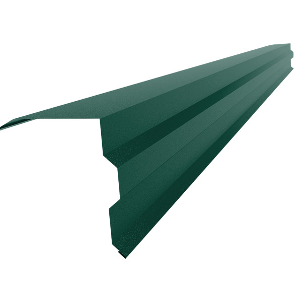 Торцева планка фігурна велика L=2,0м графіт 7024 мат