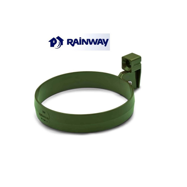 Кронштейн труби RainWay Ø100 колір Зелений