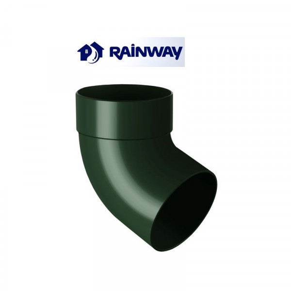 Відвід одномуфтовий 67º RainWay Ø100 колір Зелений