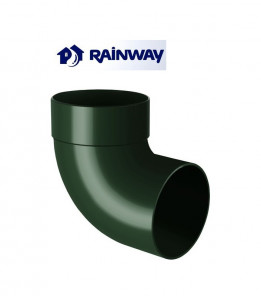 Відвід одномуфтовий 87º RainWay Ø100 колір Зелений 