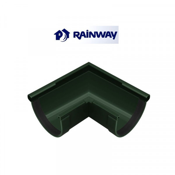 Кут зовнішній 90° RainWay Ø130 колір Зелений