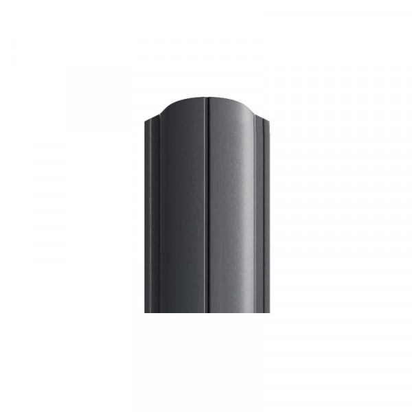 Металевий євроштахетник двосторонній 130мм 0,45мм Словаччина матовий