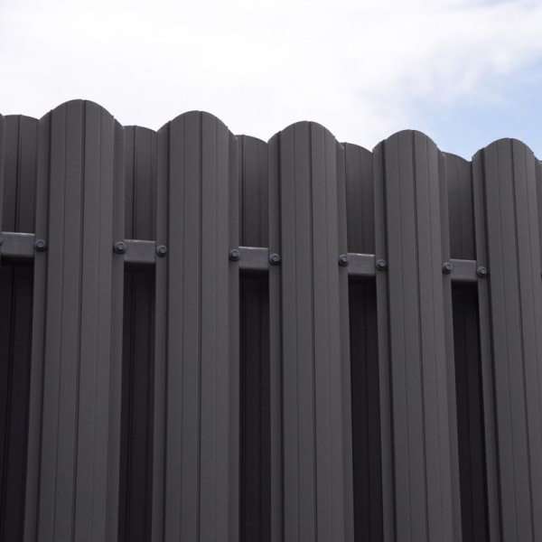 Металевий євроштахетник двосторонній 103мм 0,45мм Італія матовий