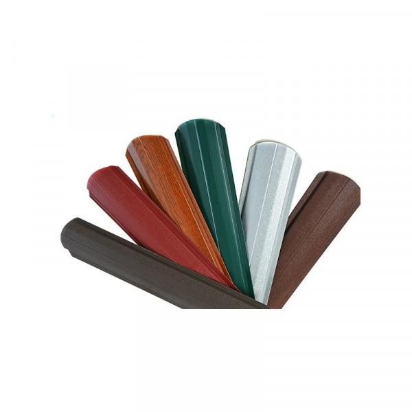 Металевий євроштахетник 130мм 0,45мм Корея глянець