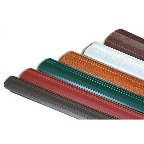 Металевий євроштахетник двосторонній 130мм 0,45мм Словаччина матовий