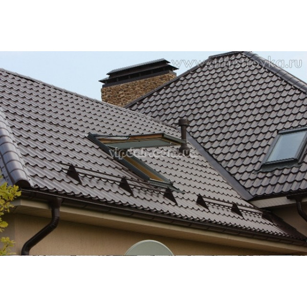 Снігозатримувач трубчастий для фальцевої покрівлі