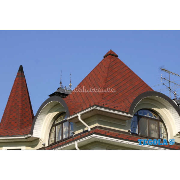 Бітумна черепиця Tegola Супер Мозаїк
