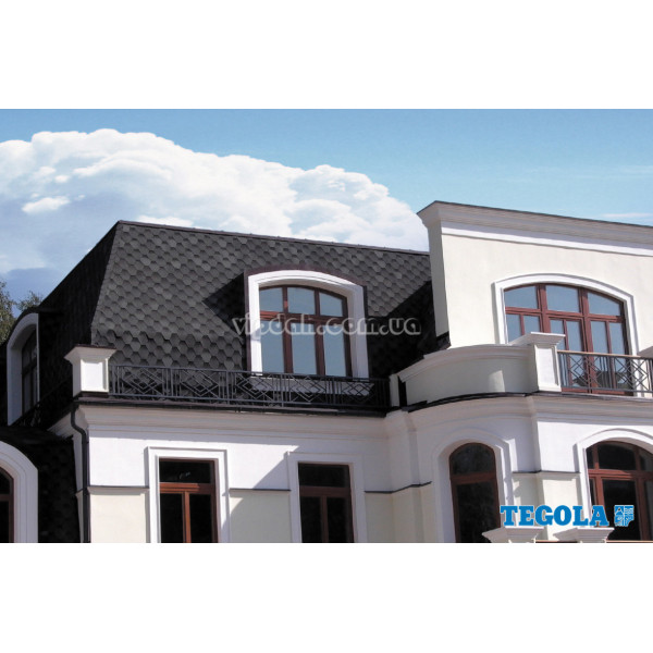 Бітумна черепиця Tegola Супер Мозаїк