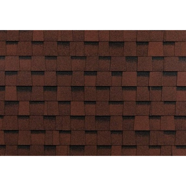Бітумна черепиця SHINGLAS Колекція Фазенда Червона