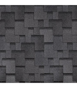 Бітумна черепиця SHINGLAS Фінська Акорд Сіра