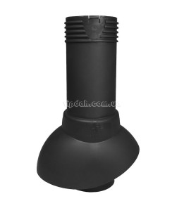 Вентиляційний вихід Vilpe 300мм, Ø110 неутеплений Коричневий