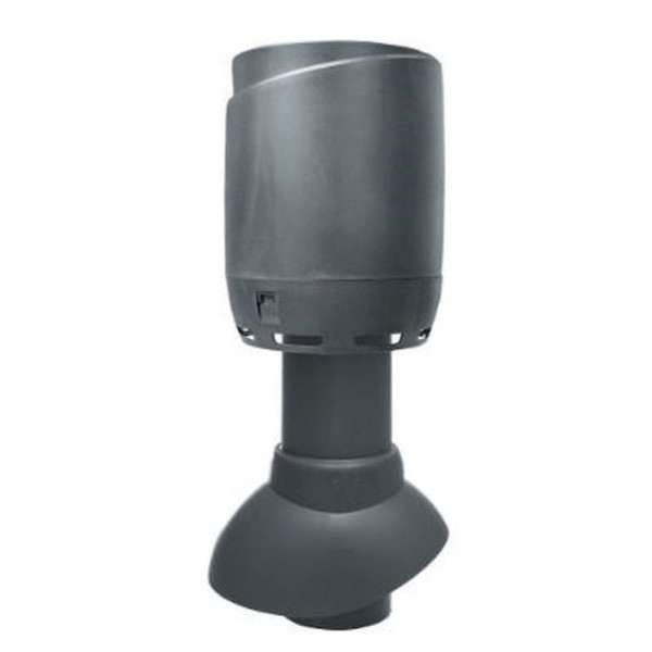 Вентиляційний вихід Vilpe Flow 300мм, Ø110 неутеплений + ковпак Коричневий