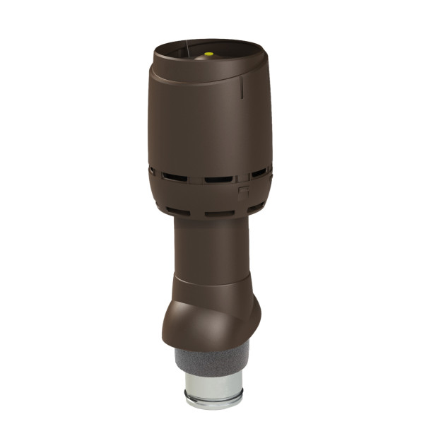 Вентиляційний вихід Vilpe FLOW 500мм, Ø125 утеплений + ковпак Червоний