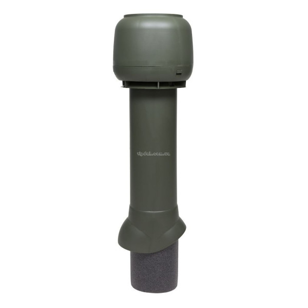 Вентиляційний вихід Vilpe 700мм, Ø125 утеплений + ковпак Коричневий