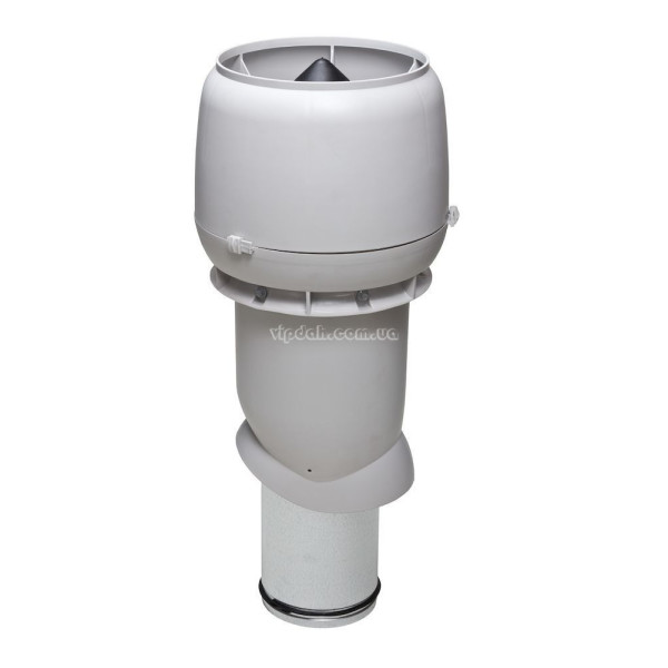 Вентиляційний вихід Vilpe 500мм, Ø160 утеплений + ковпак Цегляний