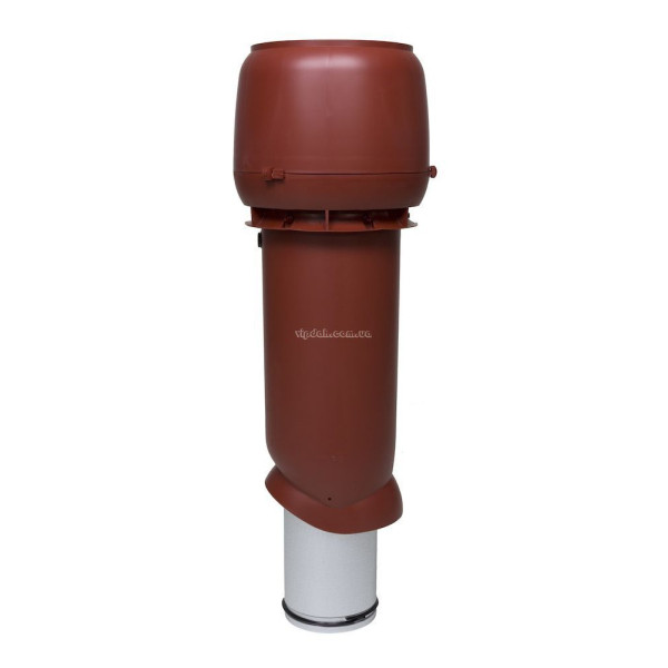 Вентиляційний вихід Vilpe 700мм, Ø160 утеплений + ковпак Сірий