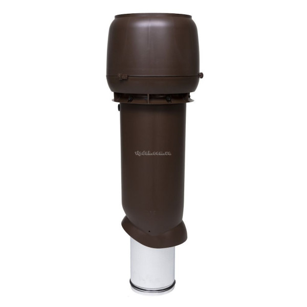 Вентиляційний вихід Vilpe 700мм, Ø160 утеплений + ковпак Сірий