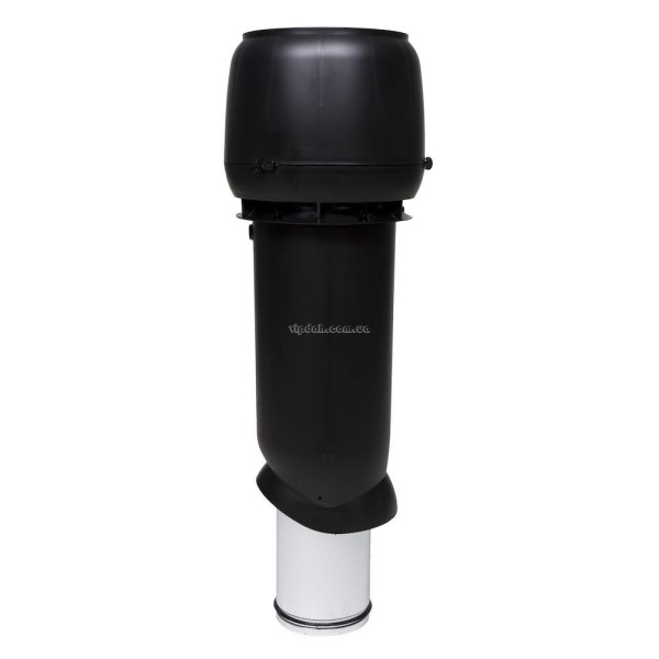 Вентиляційний вихід Vilpe 700мм, Ø160 утеплений + ковпак Сірий