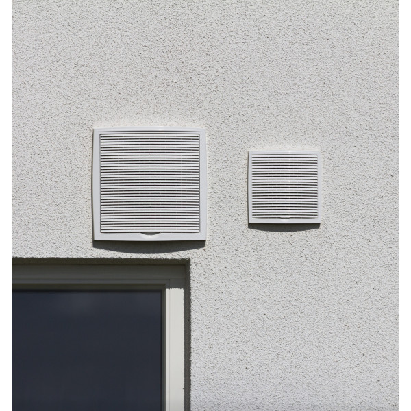 Зовнішня вентиляційна решітка Vilpe 150х150 Сірий