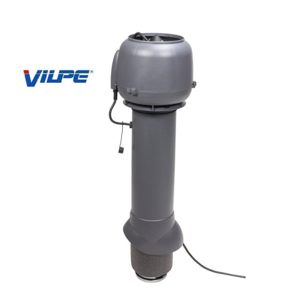 Вентилятор Vilpe E120Р Ø125 500мм Сірий
